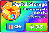 Digital Storage Bubble Gum Simulator INFINITY