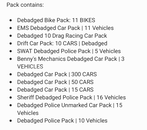Debadged Vehicle Pack (+450)