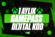 ⭐[DİJİTAL KOD] Xbox 1 Aylık Gamepass Kod