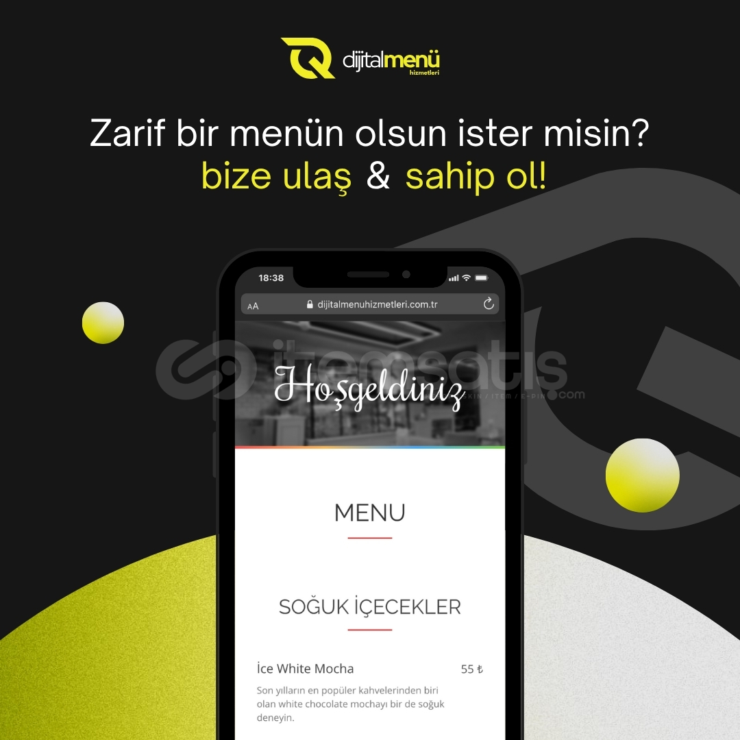 Dijital Menü - QR Kod Menü Script Dijital Menü - QR Kod Menü Script