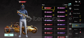 dikenli kasklı nadir pubg mobile hesap