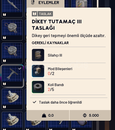 DİKEY TUTAMAÇ III TASLAĞI 