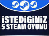 İstediğiniz 5 Oyun & GARANTİ + Hediye