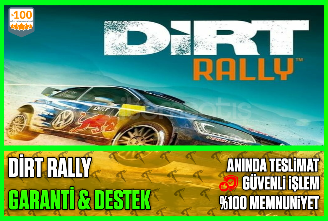⭐️☘️DiRT Rally❤️Garanti & Sorunsuz❤️ ⭐️☘️DiRT Rally❤️Garanti & Sorunsuz❤️