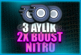 ⭐DİSCORD NİTRO 3 AYLIK⭐ (OTO TESLİM) (AÇIKLAMA)