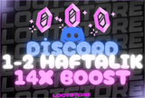 ⭐DİSCORD 1-2 HAFTALIK 14X BOOST/GARANTİ✅⭐