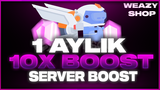 DİSCORD 1 AYLIK 10X BOOST HIZLI