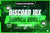 ⭐DİSCORD 1 AYLIK 10X SERVER BOOST (BOTSUZ)⭐