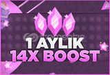 DISCORD 1 AYLIK 14X BOOST