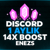 Discord 1 Aylık 14x Boost 