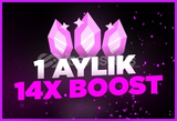 ⭐Discord 1 Aylık 14x Boost!