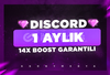 ⭐️ Discord 1 Aylık 14x Boost