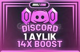 ⭐️Discord 1 Aylık 14x Boost ⭐️