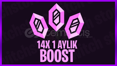 DİSCORD 1 AYLIK 14X BOOST