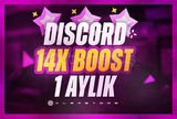 Discord | 1 Aylık 14x Boost