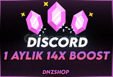 ⭐[KALİTELİ] Discord 1 AYLIK 14X BOOST ⭐