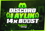 ⭐️Discord 1 Aylık 14x Boost ⭐️