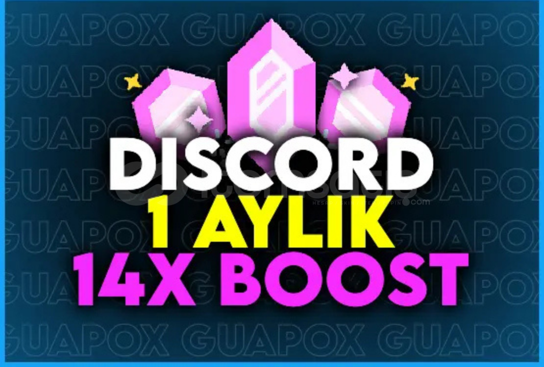 Discord 1 Aylık 14x Boost Discord 1 Aylık 14x Boost
