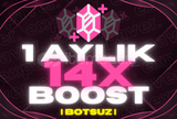 ⭐ | DİSCORD 1 AYLIK 14X BOOST