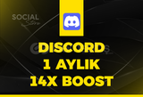 Discord 1 Aylık 14x Boost - Teslim