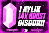 Discord 1 Aylık 14x Boost [BOTSUZ]