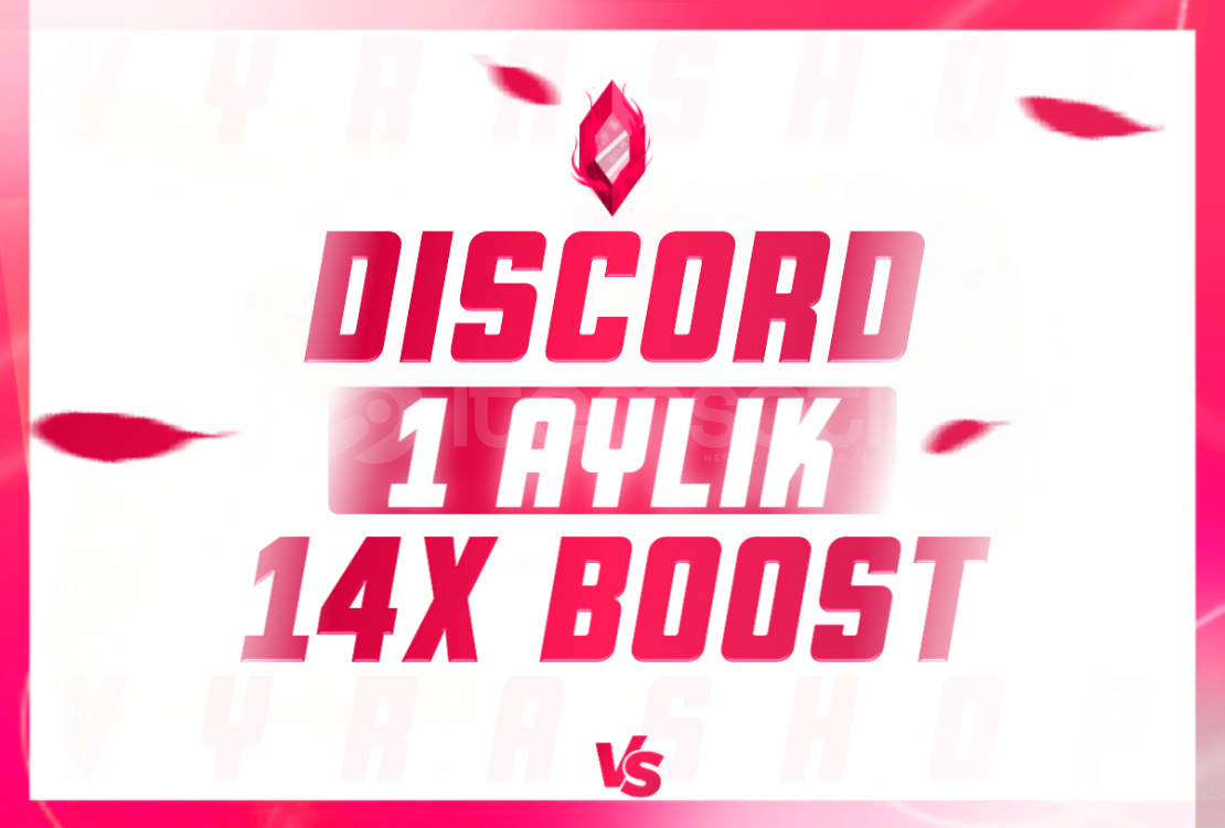 Discord 1 aylık 14x Boost Düşme yok (Garantili) Discord 1 aylık 14x Boost Düşme yok (Garantili)
