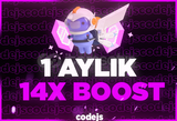 ⭐️ DİSCORD 1 AYLIK 14X BOOST - HIZLI ⭐️