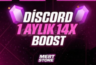 ✨Discord 1 Aylık 14X BOOST STOK VAR⭐