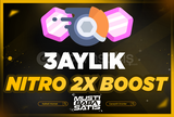 Discord 1 Aylık 14x Boost (Sunucu Takviyesi)
