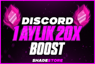 ✨Discord 1 Aylık 20x Boost ✨