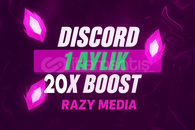 DİSCORD 1 AYLIK 20X BOOST KALİTE GARANTİ