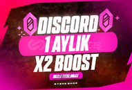 ⭐Discord 1 Aylık 2x Boost