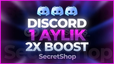 Discord 1 Aylık 2x Boost