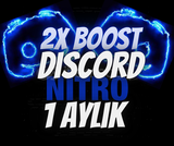 ⭐Discord 1 Aylık 2x Boost Nitro⭐