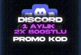 ⭐DISCORD 1 AYLIK 2X BOOSTLU NİTRO⭐