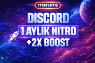 DİSCORD 1 AYLIK 2X BOOSTLU NİTRO PROMOKOD
