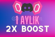 Discord 1 Aylık | 2x Sunucu Boost |