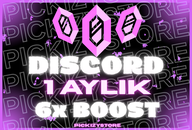 Discord 1 Aylık | 6x Sunucu Boost |