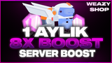 DİSCORD 1 AYLIK 8X BOOST HIZLI