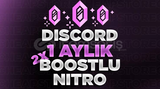 ⭐ DİSCORD 1 AYLIK BOOSTLU NİTRO ⭐