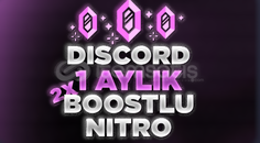 ⭐Discord 1 Aylık Boostlu Nitro⭐