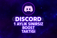 DİSCORD 1 AYLIK SINIRSIZ BOOST TAKTİĞİ