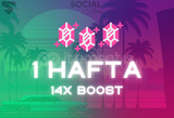 Discord 1 Hafta 14x Boost