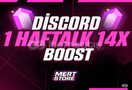 ✨Discord 1 HAFTALIK 14X BOOST STOK VAR⭐
