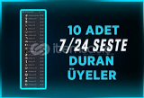 ✨️ Discord 10 Adet 7/24 Seste Duran Üyeler ✨️