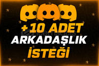 ⭐ DISCORD +10 ARKADASLIK ISTEGI pp var⭐