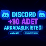 ⚡DISCORD +10 ARKADAŞLIK İSTEĞİ ⚡GARANTİLİ