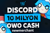 ⭐DİSCORD 10 Milyon OwO Cash⭐