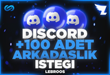 ⭐ Discord +100 Arkadaşlık İsteği | Ultra Hızlı✅