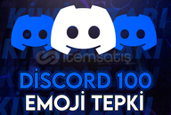 ⭐️ DİSCORD 100 EMOJİ TEPKİ (OTO TESLİM)